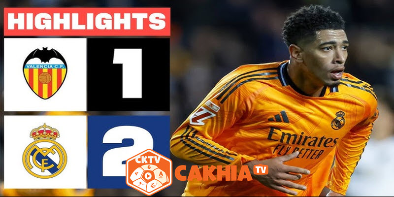 highlight Valencia vs Real Madrid 1-2